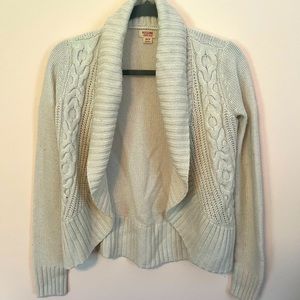 Target Mossimo cable knit cardigan XS